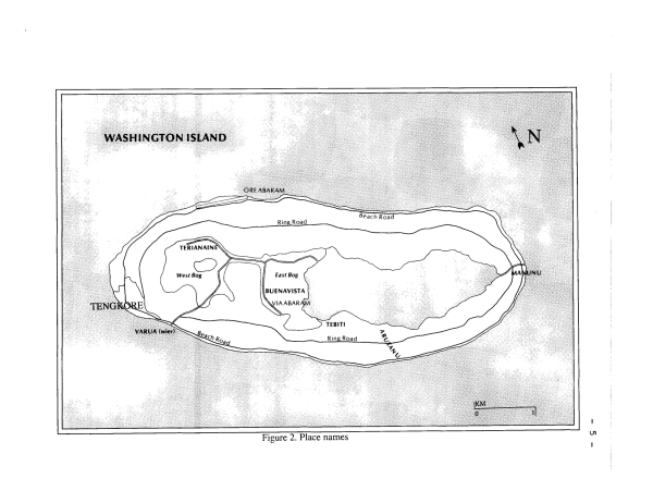 Drawing of Teraina from the Atoll Research Bulletin.